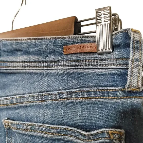 Anthropologie Pilcro and The Letterpress Slim Straight Jeans 27 - Picture 8 of 15